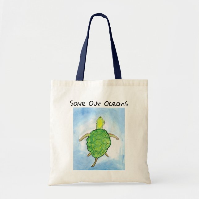sac fourre-tout tortue (Devant)