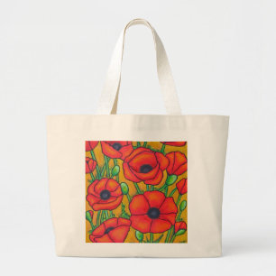 Sac fourre-tout toscan à pavots