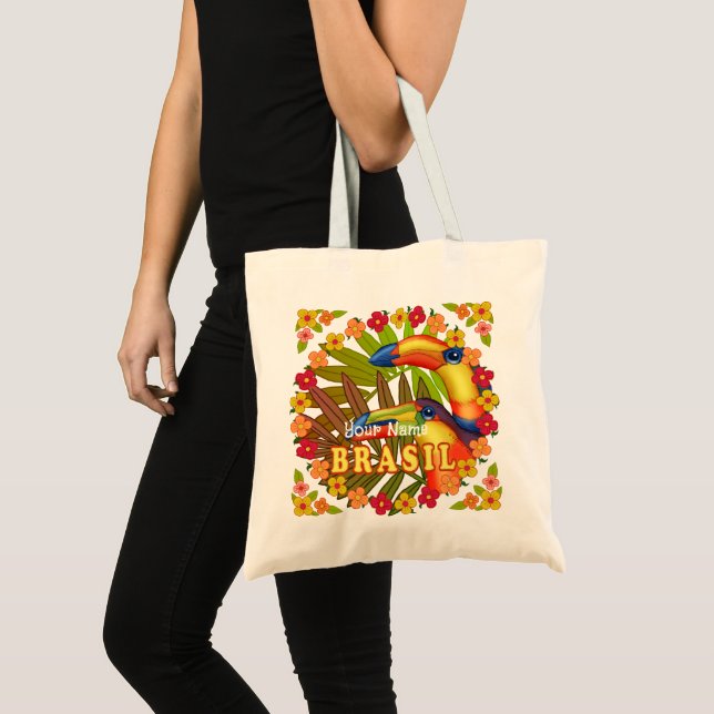 Sac fourre-tout toucans du Brésil (Devant (produit))