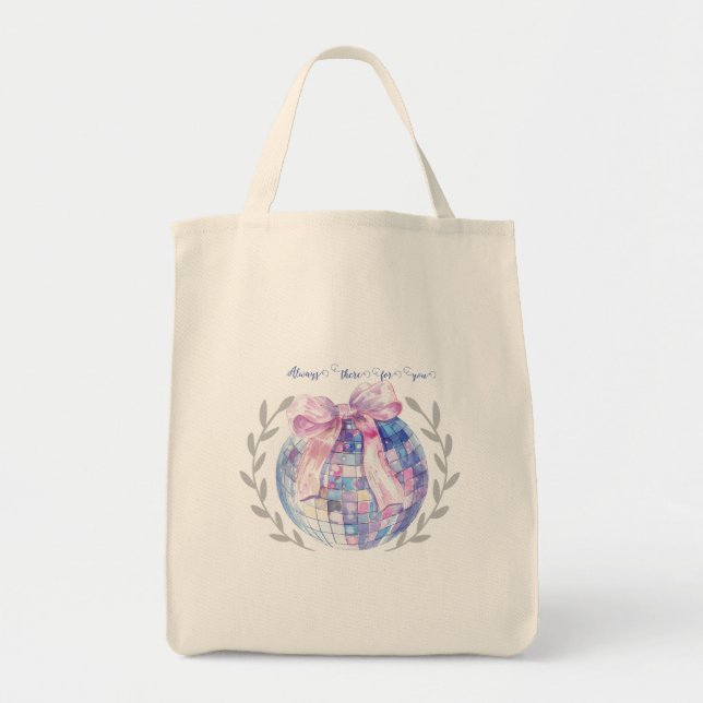 sac fourre-tout "Toujours là pour vous" - Chaque j (Devant)