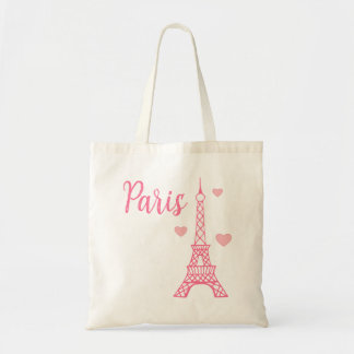 Sac fourre-tout Tour Eiffel rose Cadeau