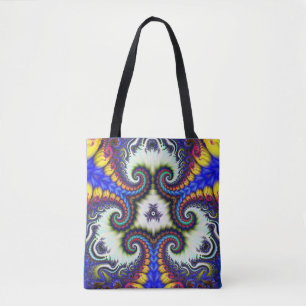 sac fourre-tout tourbillon arc-en-ciel