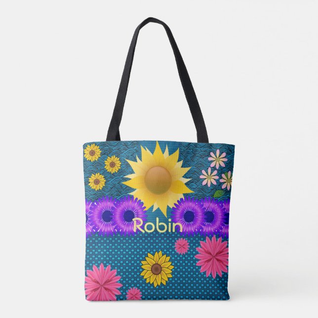 sac fourre-tout tournesol Robin (Dos)