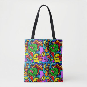 Sac fourre-tout Tout-En-Imprimé Coloré