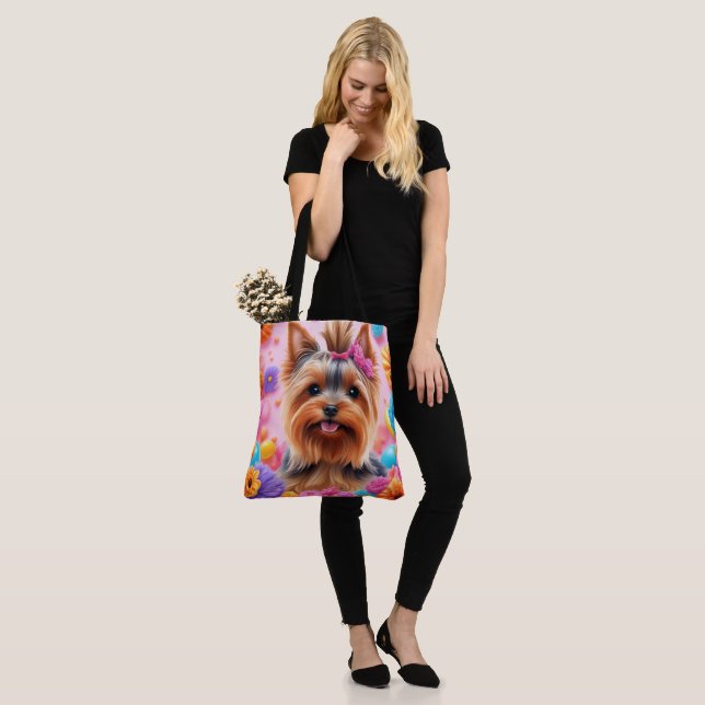 Sac fourre-tout tout imprimé, grande taille (Sur le modèle)