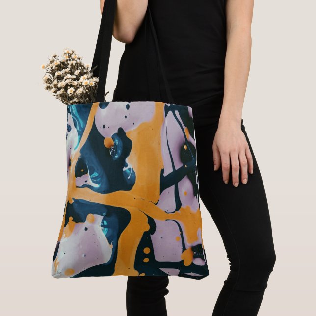 Sac fourre-tout tout imprimé, grande taille (De près)