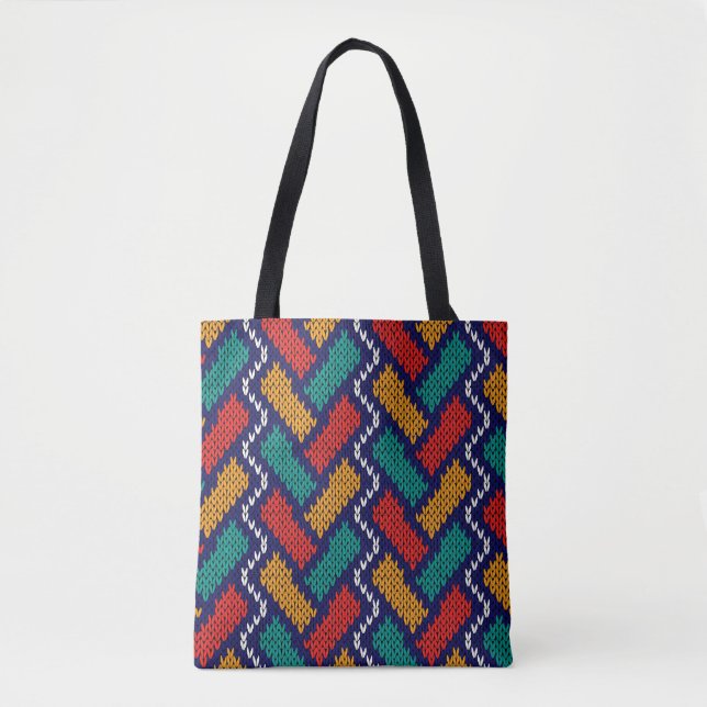 Sac fourre-tout tout imprimé, taille moyenne! (Devant)