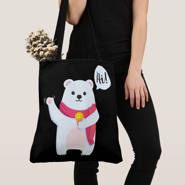 Sac fourre - tout tout-sur-impression, grand (De près)