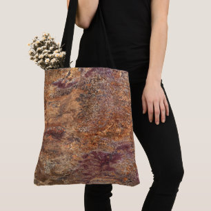 Sac fourre-tout tout-sur-impression Motif en pierr