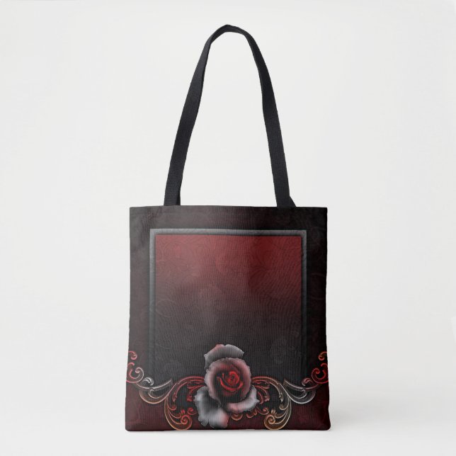 Sac fourre-tout tout-sur-impression rose2, moyen (Devant)