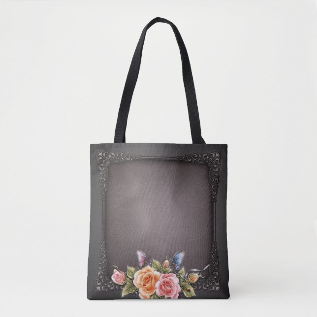 Sac fourre-tout tout-sur-impression rose, moyen (Devant)