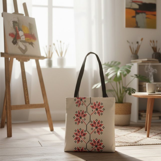 Sac fourre-tout traditionnel ukrainien de broderie (Créateur téléchargé)