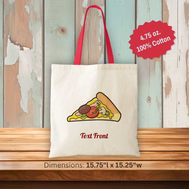 Sac fourre-tout tranche de pizza (Créateur téléchargé)