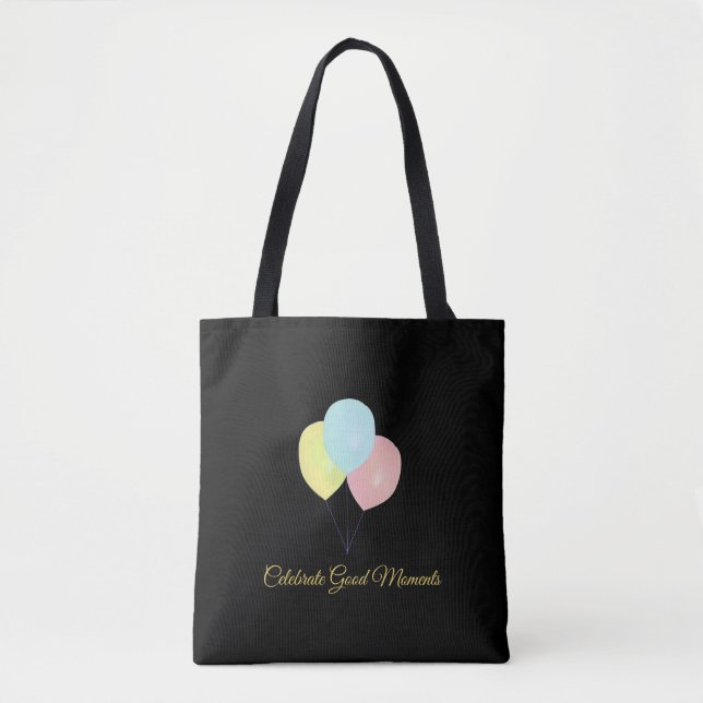 Sac fourre-tout trois ballons de mode (Devant)