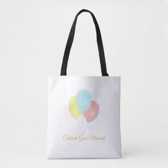 Sac fourre-tout trois ballons de mode (Devant)