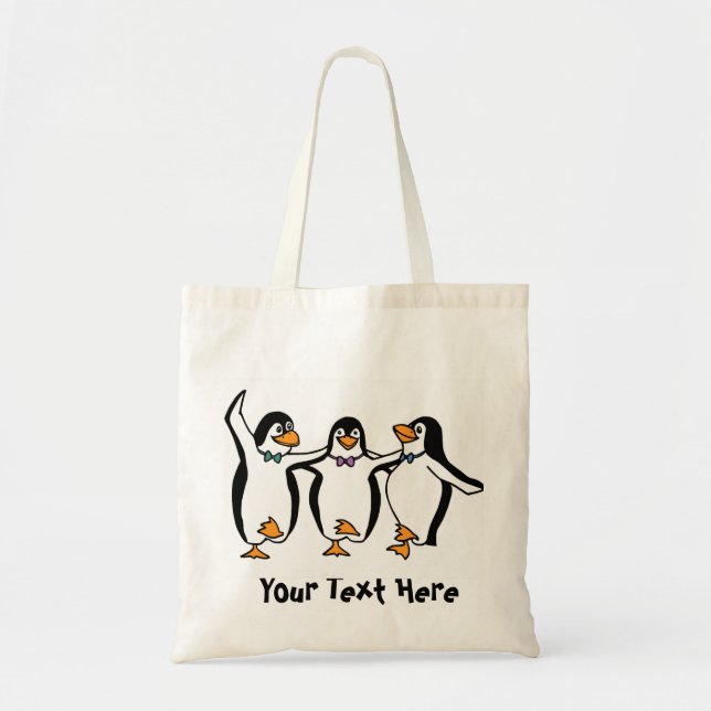 Sac fourre-tout Trois Manchots Danseurs (Devant)