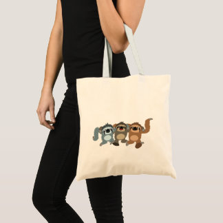 Sac fourre-tout trois mignons fentes de dessin