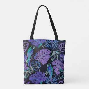 Sac fourre-tout tropical à paradis de perroquet