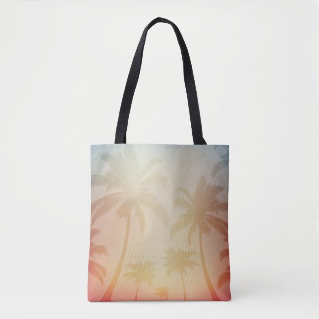 Sac fourre-tout tropical chaud simple à l'arrière (Devant)