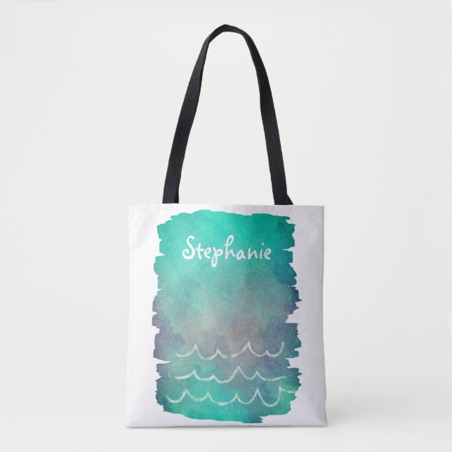 sac fourre-tout tropical personnalisé conception o (Devant)