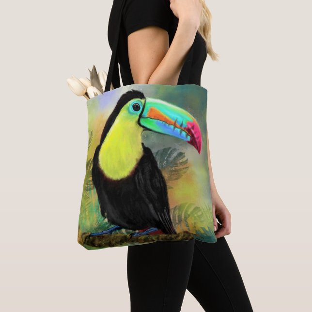 Sac fourre-tout tropical Toco Toucan (De près)