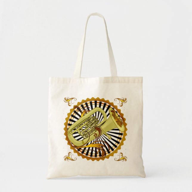 Sac fourre-tout Tuba Swirls (Devant)