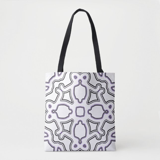 Sac fourre-tout, un design de couleur blanche élég (Devant)