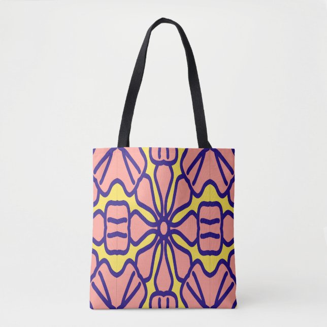 Sac fourre-tout, Un design floral classique sans s (Devant)