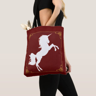 Sac fourre-tout Unicorne blanc