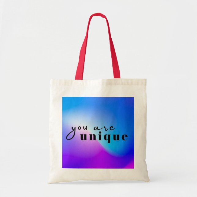 Sac fourre-tout unique - Célébrez l'individualité  (Devant)