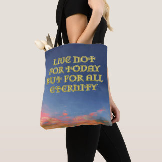 sac fourre-tout v2 "Live Not For Today"