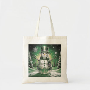 Sac fourre-tout Vacances Flocons de neige Bonhomme