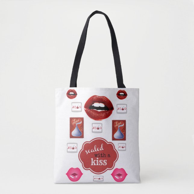 sac fourre-tout valentines jour amour coeur (Devant)