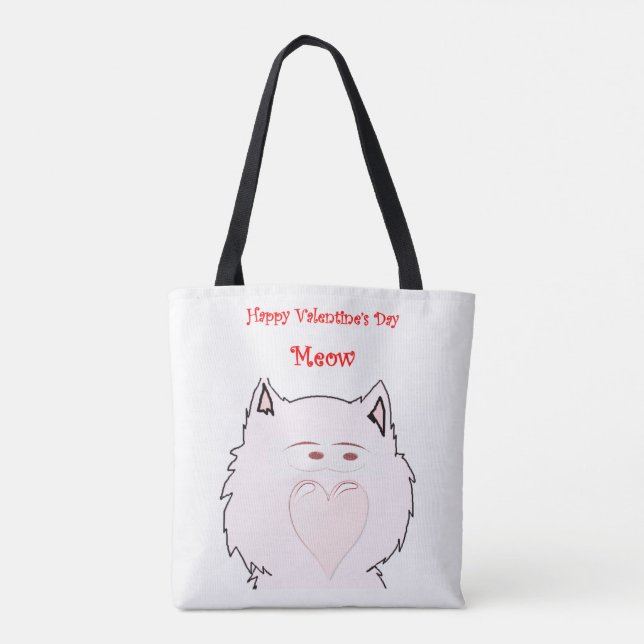 sac fourre-tout valentines jour amour coeur (Dos)