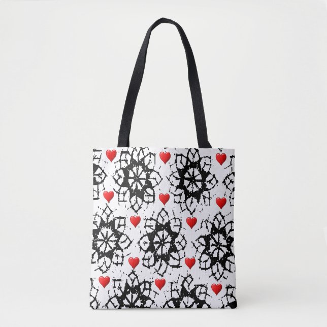 sac fourre-tout valentines jour amour coeur (Devant)