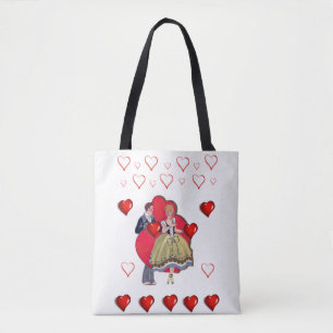 Sac fourre-tout valentines jour amour coeur