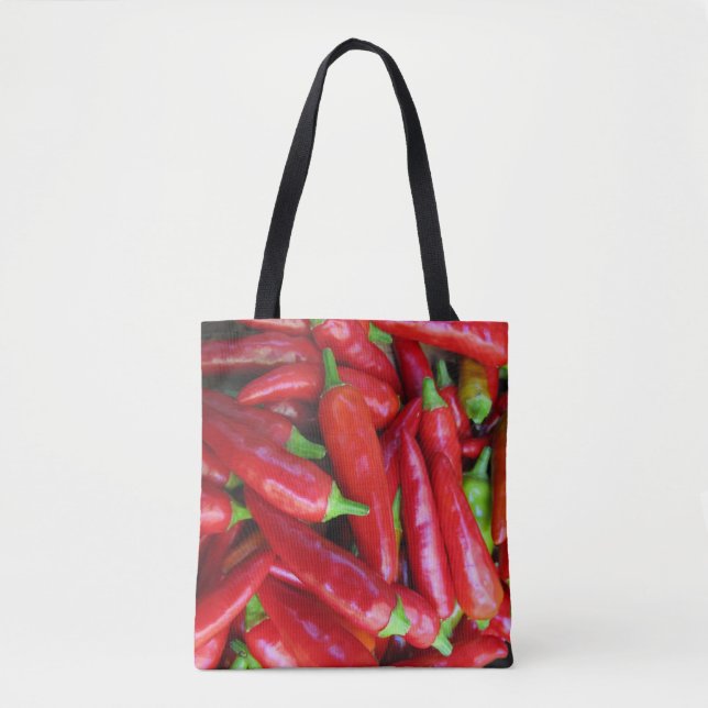 Sac fourre-tout végétal de chili chaud (Devant)