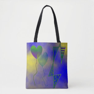 sac fourre-tout "Vers la Lune avec amour"