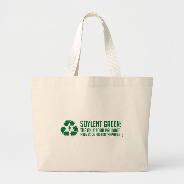 Sac fourre-tout vert à Soylent (Devant)