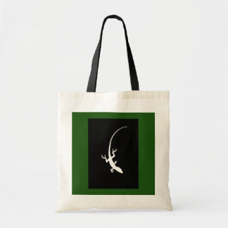 Sac fourre-tout vert et noir à lézard