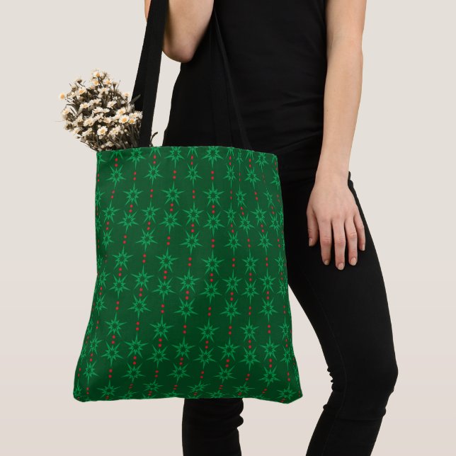 Sac fourre-tout vert Mid Mod Garland (De près)