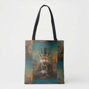 Sac fourre-tout victorien à impression de Fox de