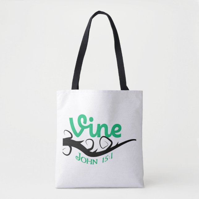 Sac fourre-tout. Vigne véritable. (Devant)
