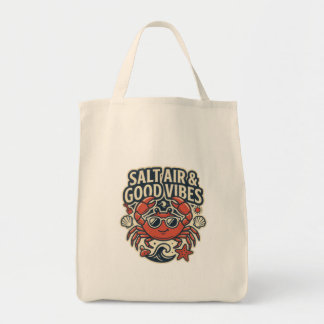 Sac fourre-tout vintage de plage Salt Air & Good V