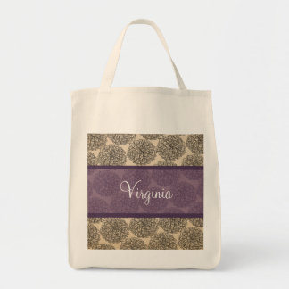 Sac fourre-tout Vintage pourpre Zinnia