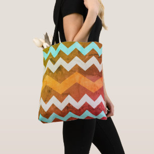 Sac fourre-tout vintage Zigzag