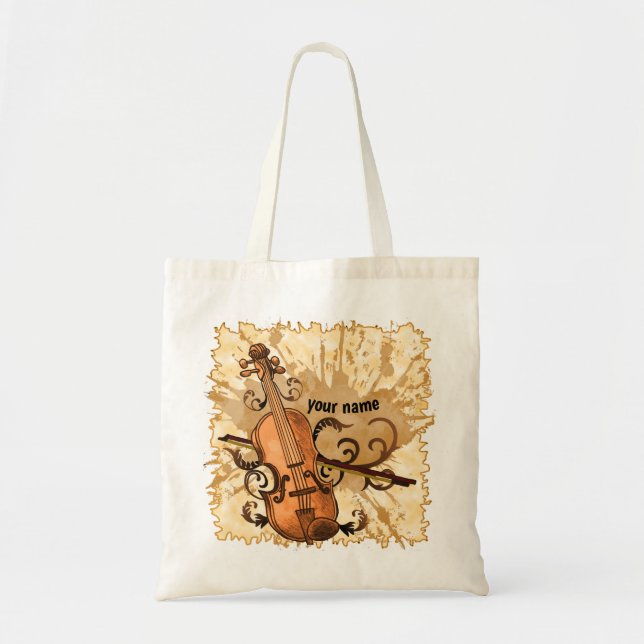 Sac fourre-tout Violon Tourbillon (Devant)