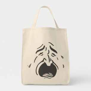 Sac fourre-tout Visage Expressif de pleurs