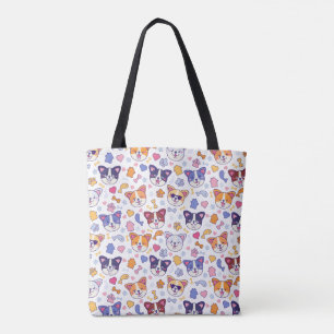 Sac fourre-tout visages de chat et de chien