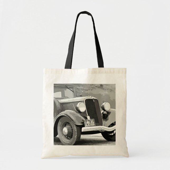 Sac fourre-tout voiture vintage (Devant)